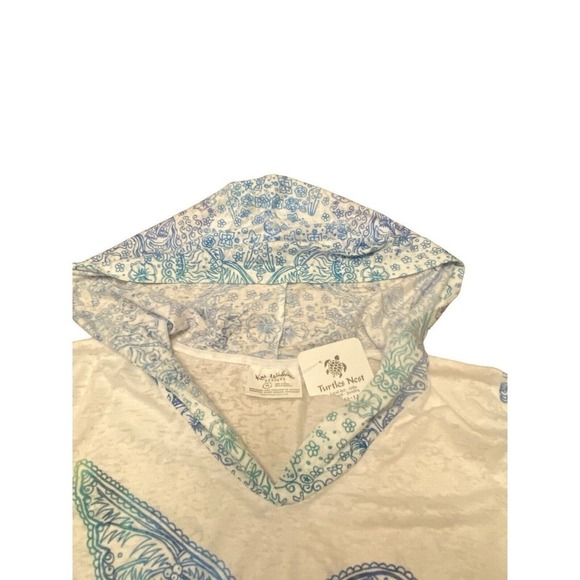 Kai Wakine Designs Hawaii Lightweight Hoodie Navarre Bay Turtle size medium - Picture 6 of 13